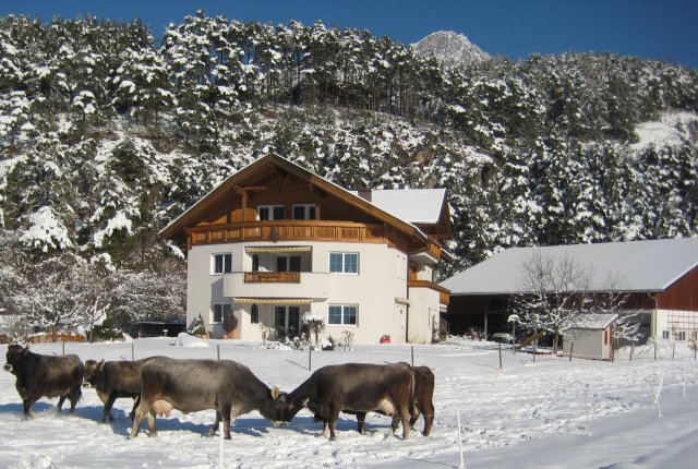 Ferienwohnung Pitztal mit Bauernhof im Winter
